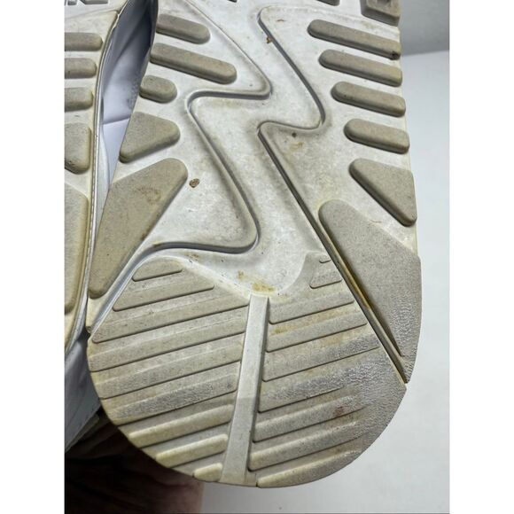 Nike Air Max 90 Recraft Triple White 2020 Sz 8,5 Women’s CQ2560-100 Authentic - Picture 11 of 14